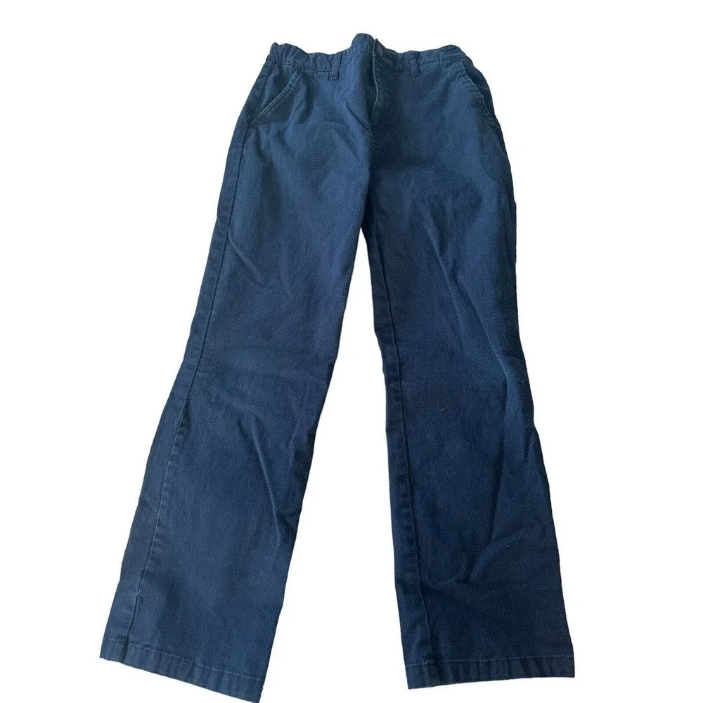 Old Navy Straight Flat Front Uniform Pants Size 12 Plus Navy Bundle Of 3 **HUSKY